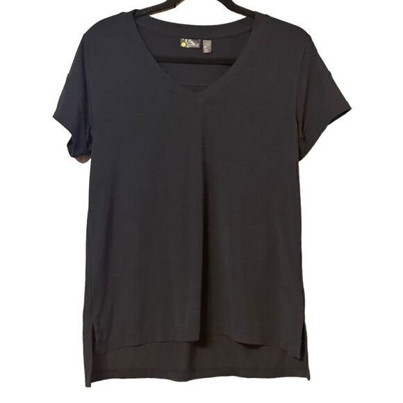 Zella Black V-Neck Top Size Small S 📦 - Picture 1 of 8